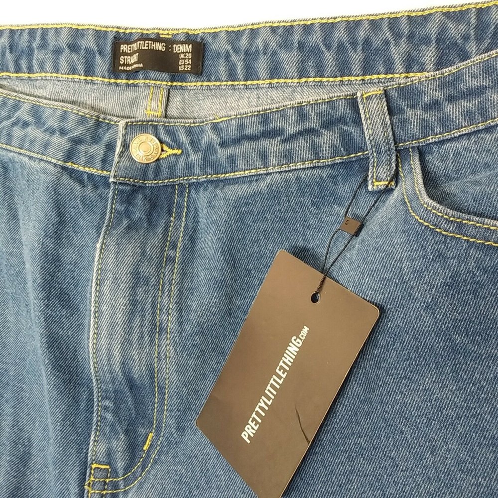 Pretty Little Thing women’s jeans plus size 22 average